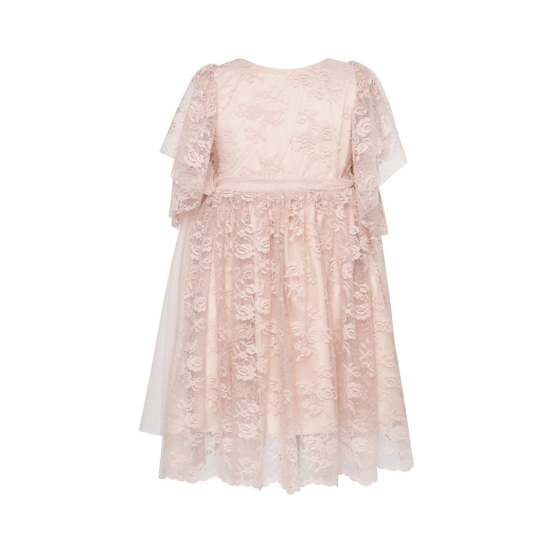 Two in a castle - Magnolia Pink Lace Dress Baby Plus T5187