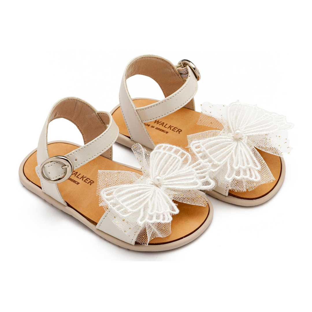 Πέδιλο με Διακοσμητικό Πεταλούδα BS3591 Εκρού