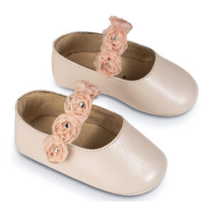 Γοβάκι Μονή Μπαρέτα MI1638 Εκρού Ροζ