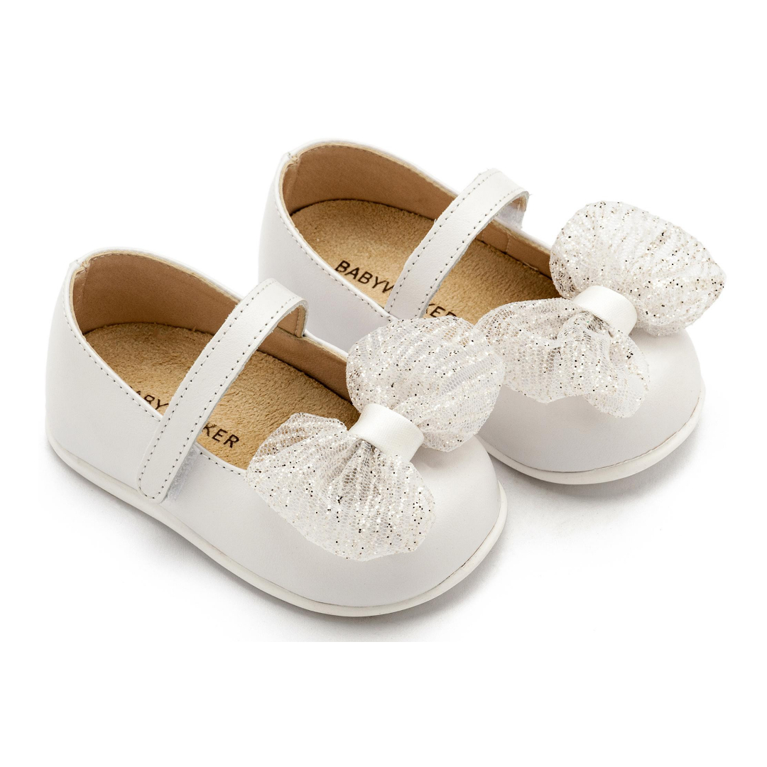 Γοβάκι Μονή Μπαρέτα με Φιόγκο PRI2639 Λευκό