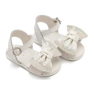 Πέδιλο Διακοσμημένο με Φιόγκο PRI2643 Λευκό