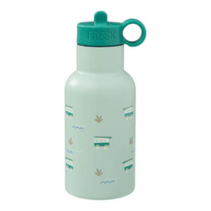 Fresk Παιδικό Παγούρι Θερμός Ανοξείδωτο με Καλαμάκι Non Spill Πράσινο 350ml FR-FD300-11