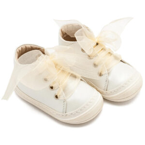 Σνίκερ με Κορδέλα PRI2644 Εκρού