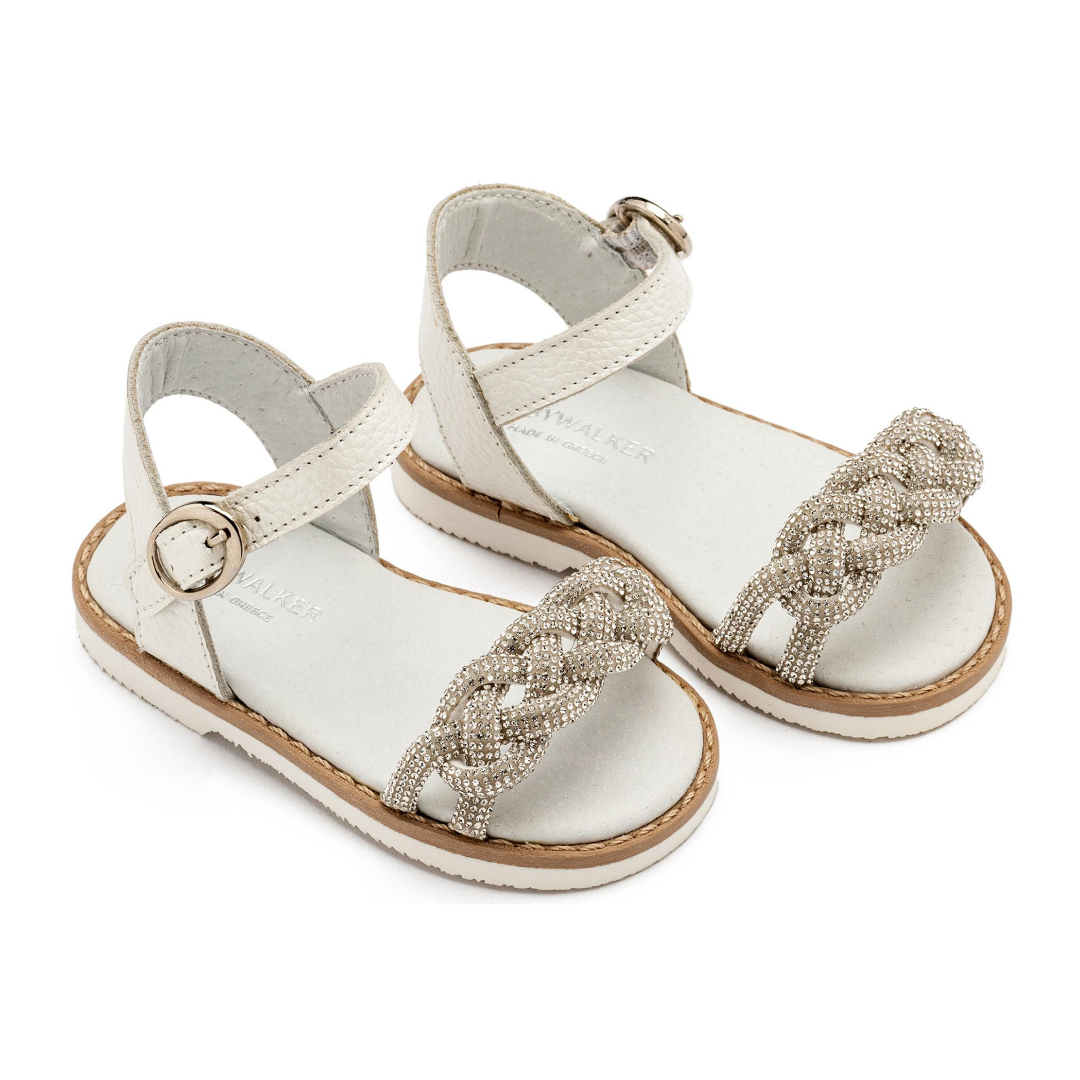 Δερμάτινο Σανδάλι GR0101 Λευκό