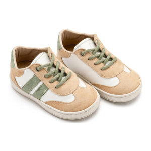 Δίχρωμο Δετό Sneaker EXC5296 Μπεζ Μέντα