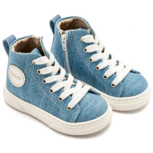 Δετό Μποτάκι Sneaker με Φερμουάρ στο Πλάι EXC5301