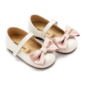 Γοβάκι Μονή Μπαρέτα Χρατς με Φιογκάκι BW4865 Εκρού