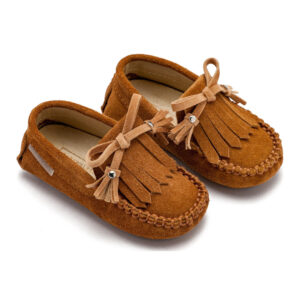 Loafer με Κρόσια και Φιογκάκι EXC5298 Ταμπά