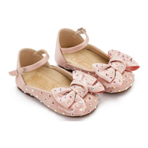 Γοβάκι Satin με Φιόγκο LU6121 Λευκό