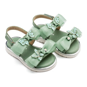 Πέδιλο με Φίογκους και Πεταλούδες LU6119 Μέντα