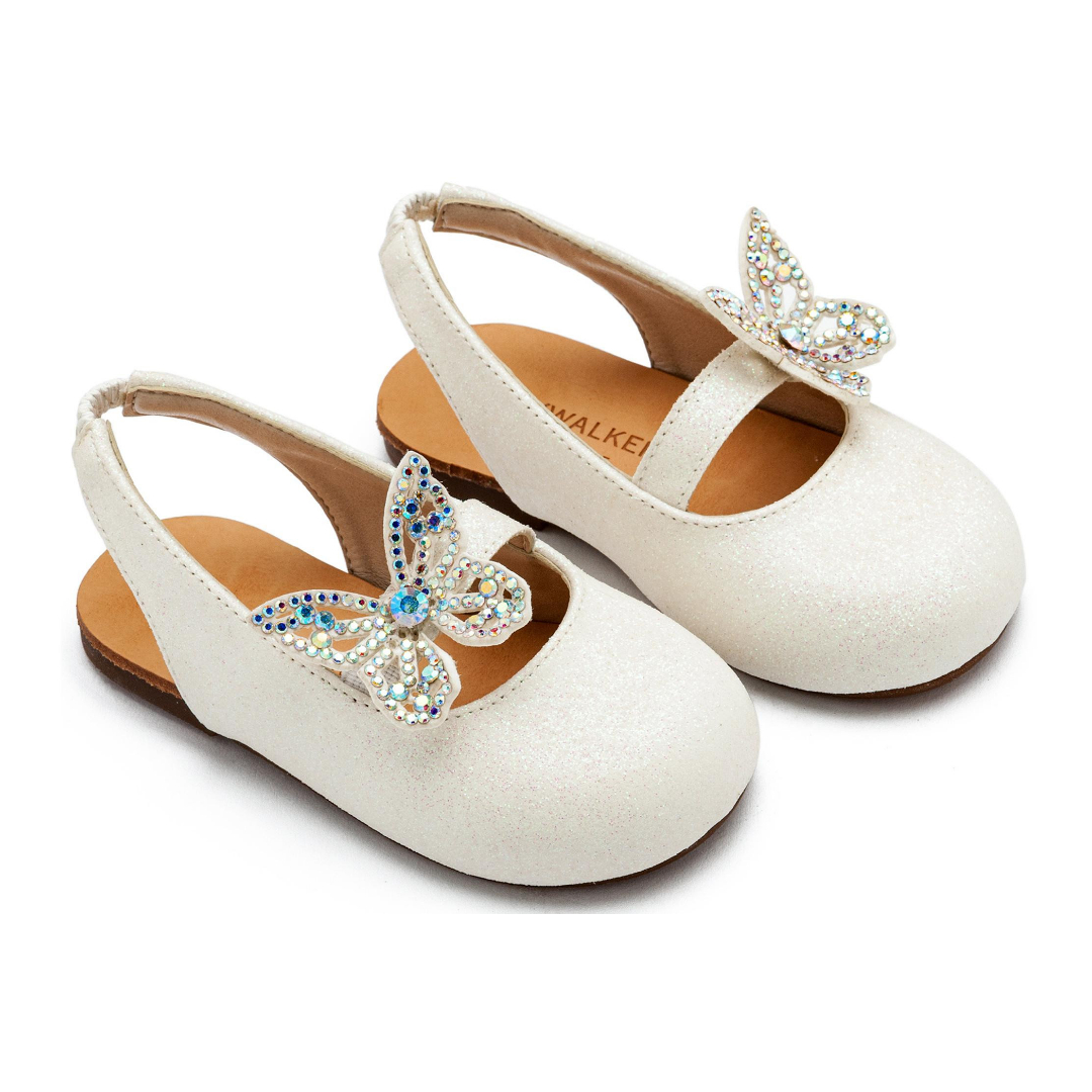 Γαλλικό Σαμπό Διακοσμημένο με Στρασένια Πεταλούδα EXC5881-WHITE