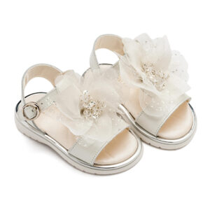 Πέδιλο με Χειροποίητο Λουλούδι απο Τούλι EXC5877