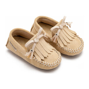 Loafer με Κρόσια και Φιογκάκι EXC5298 Μπεζ