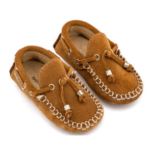 Καστόρινο Δετό Μοκασίνι BW4139 Ταμπά