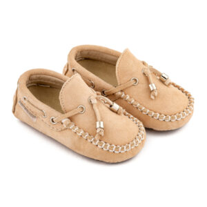 Καστόρινο Δετό Μοκασίνι BW4139 Μπεζ
