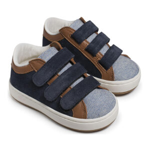 Δίχρωμο Sneaker Τριπλό Χρατς EXC5174 Μπλε Ταμπά