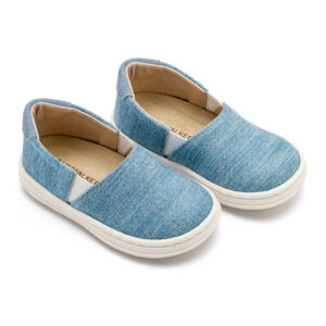 Υφασμάτινa Loafers BS3089 Σιέλ