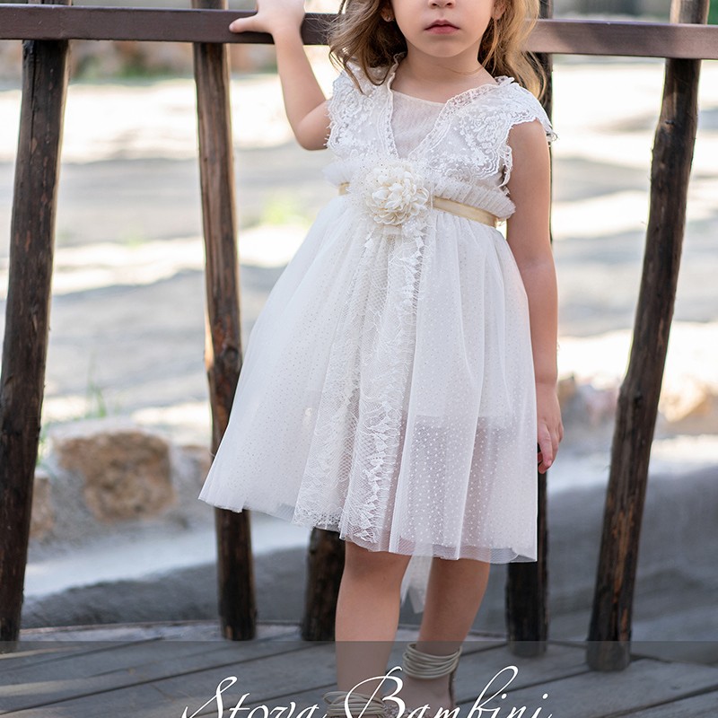 Βαπτιστικό Φόρεμα Stova Bambini SS25-G17