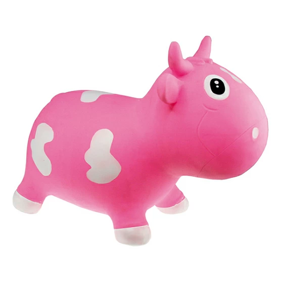 KidZZfarm Bella the cow Junior Χοροπηδηχτή Φουσκωτή Αγελάδα Hop Hop 40x20x30cm
