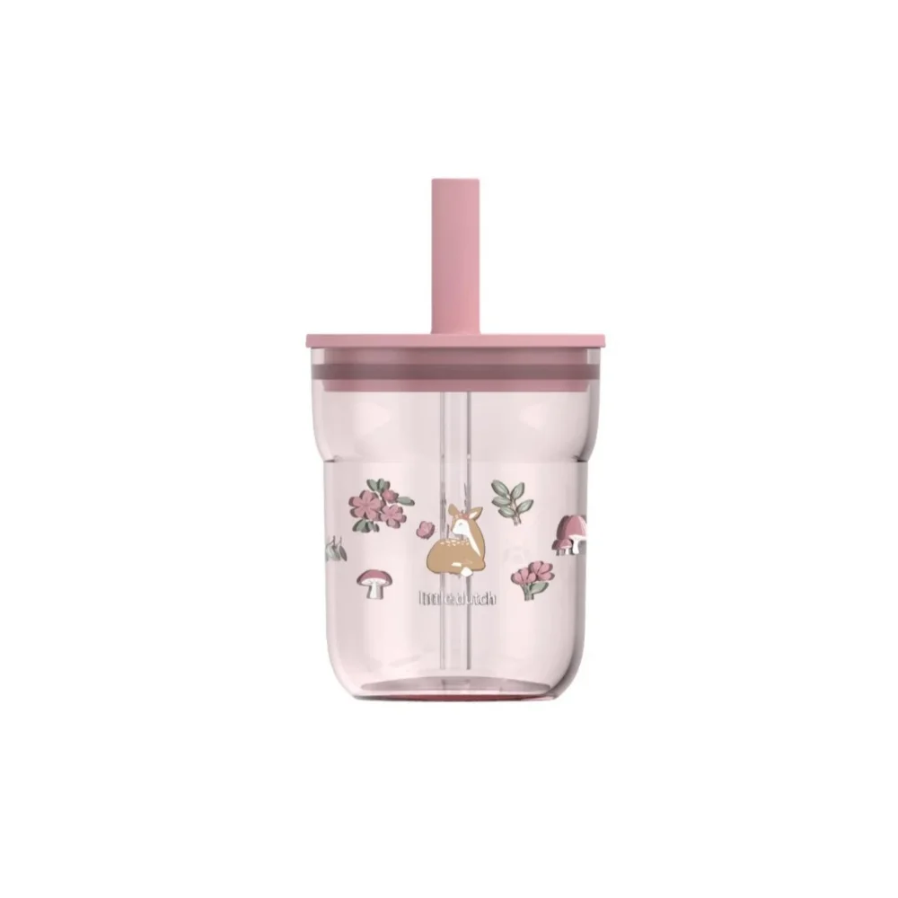 Little Dutch Παιδικό Ποτήρι με Καλαμάκι Mio 250ml Fairy Garden