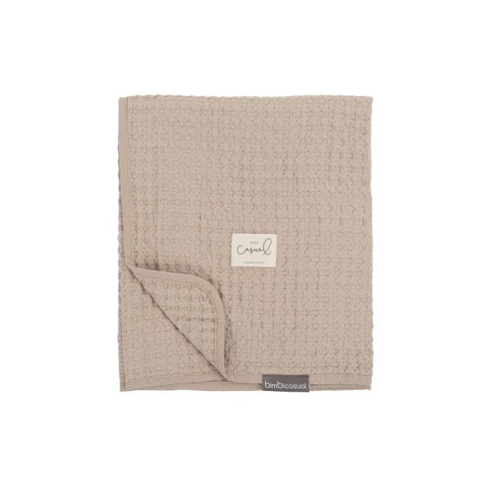 Bimbicasual Κουβέρτα Πικέ από Οργανικό Βαμβάκι 95x75 εκ. Lino