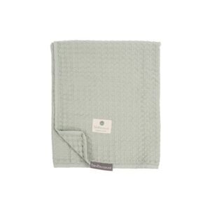 Bimbicasual Κουβέρτα Πικέ από Οργανικό Βαμβάκι 95x75 εκ. Mint
