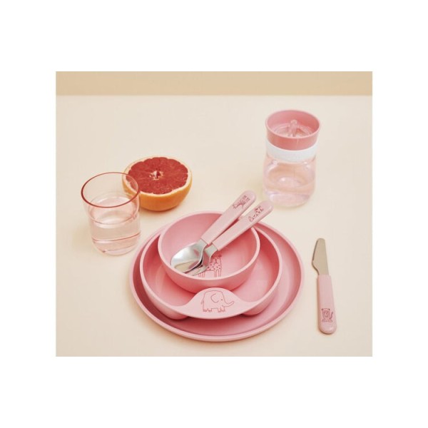Mepal - Παιδικό σετ φαγητού 6 τεμαχίων ροζ (MEP108041078400) - Image 3