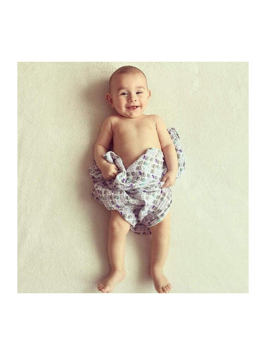 Babyono Πάνες Αγκαλιάς από Μουσελίνα σε Ροζ Χρώμα 70x70cm 3τμχ BN348/02 - Image 4