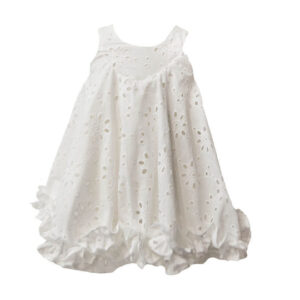 Two In A Castle Παιδικό Φόρεμα Λευκό (T6266)