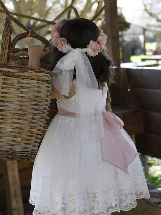 Bambolino Εκρού Φόρεμα Βάπτισης 1617 - Image 9