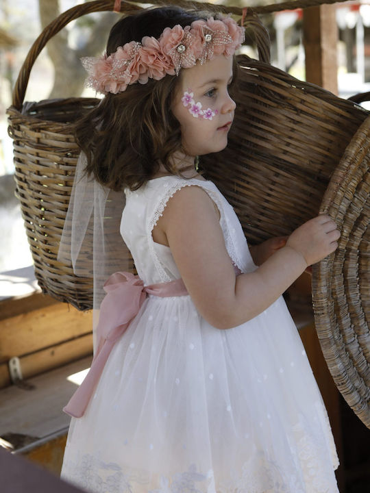 Bambolino Εκρού Φόρεμα Βάπτισης 1617 - Image 10
