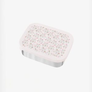 Fresk Δοχείο Φαγητού με καπάκι σιλικόνης Garden flowers (FR-FD600-75)