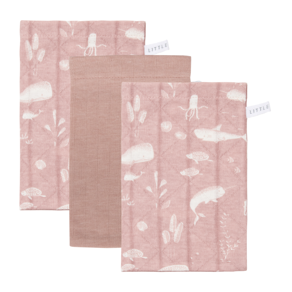 Little Dutch Σετ Πανάκια 3 τμχ. - Ocean Pink & Pure Pink