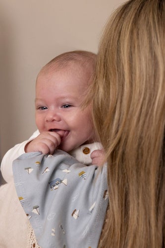 LITTLE DUTCH. Κουβερτάκι αγκαλιάς - ύπνου Sailors Bay Blue 120X120εκ. LD50421640 - Image 2