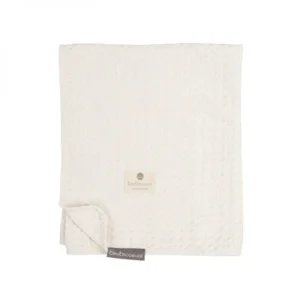Κουβέρτα Πικέ από Οργανικό βαμβάκι Ivory | 75x95cm.