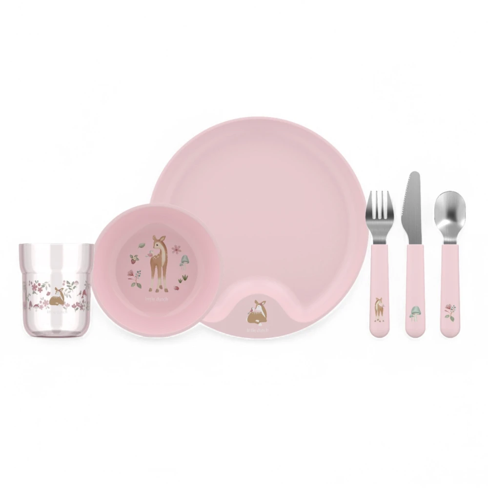 Little Dutch Παιδικό σετ φαγητού 6 τεμαχίων Mio Fairy Garden