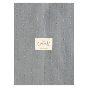 Μουσελίνα Organic Cotton Dark Grey 120x120cm.