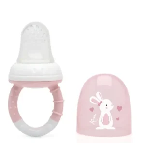 Τροφοδότης Φαγητού Σιλικόνης Rabbit Pink 6+Μ