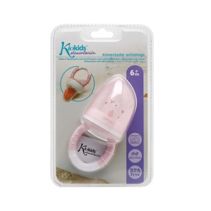 Τροφοδότης Φαγητού Σιλικόνης Rabbit Pink 6+Μ - Image 2