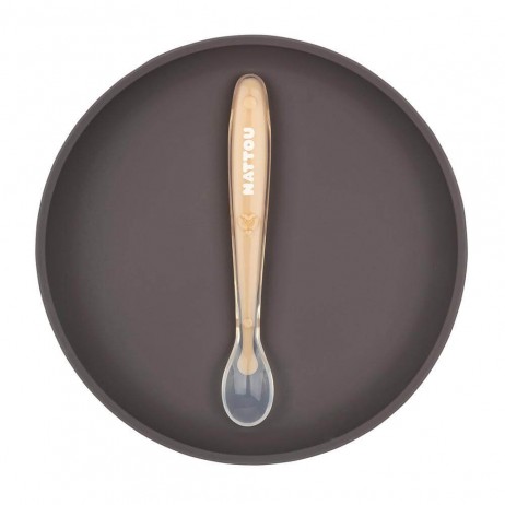 Σετ Φαγητού 2 Τεμαχίων Σκούρο Μωβ Nattou 879583 - Image 2