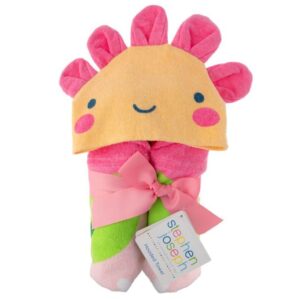 Πετσέτα θαλάσσης με κουκούλα Flower – Stephen Joseph