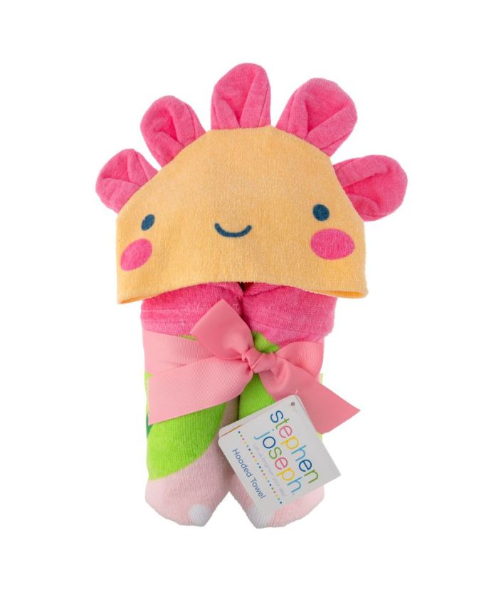 Πετσέτα θαλάσσης με κουκούλα Flower – Stephen Joseph