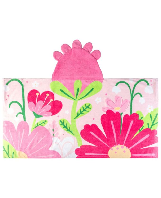 Πετσέτα θαλάσσης με κουκούλα Flower – Stephen Joseph - Image 3