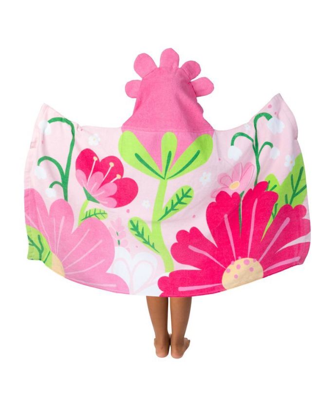 Πετσέτα θαλάσσης με κουκούλα Flower – Stephen Joseph - Image 6
