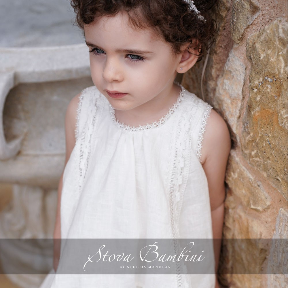 Βαπτιστικό Φόρεμα SS24 G9 Minimal by Stova Bambini - Image 2