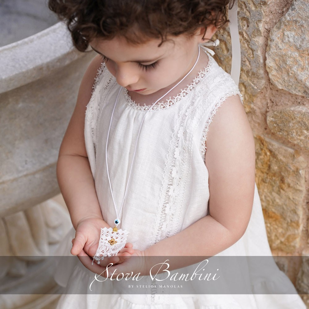 Βαπτιστικό Φόρεμα SS24 G9 Minimal by Stova Bambini - Image 3