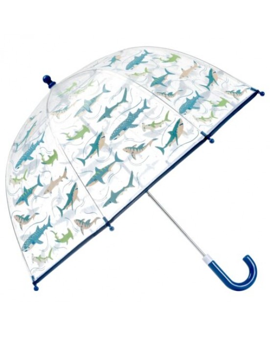 Stephen Joseph Παιδική Ομπρέλα Διάφανη που αλλάξει χρώμα, Shark SJ130280