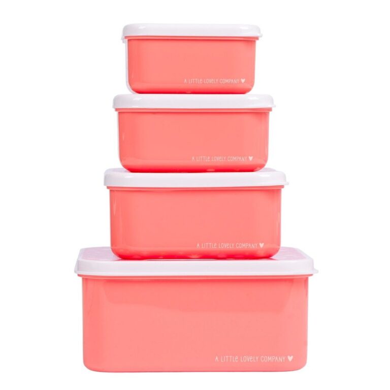 Σετ 4 Δοχεία Φαγητού A Little Lovely Company – Fun SBSEFU75 - Image 2