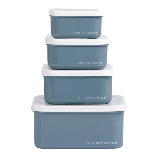 Σετ Δοχεία Φαγητού 4 Τεμαχίων A Little Lovely Company Vehicles SBSEVE58 - Image 4