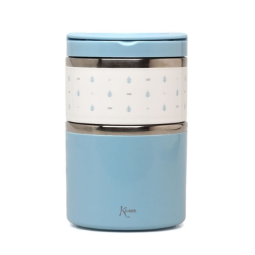 Βρεφικό Θερμόδοχείο Φαγητού με 2 Θαλάμους Σιέλ 930ml